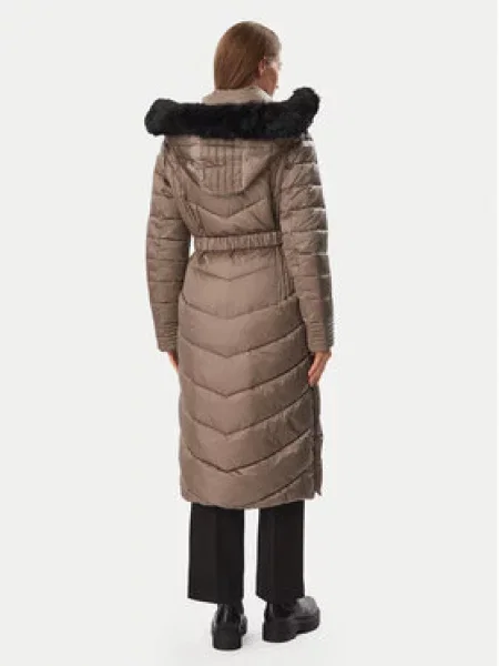 Zimní bunda Emporio Armani hnědá
