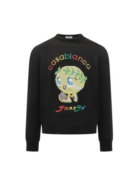 Bluza Casablanca wełniana czarna