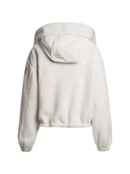 Hanorac cu glugă Parajumpers din fleece alb