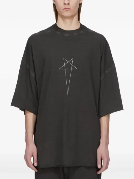 Tricou Rick Owens Drkshdw cu imagine negru