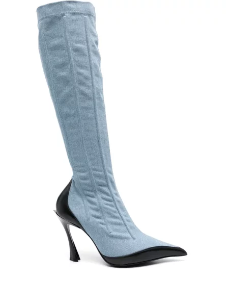 Botine Mugler albastru