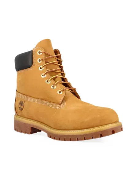 Botki Timberland skórzane brązowe