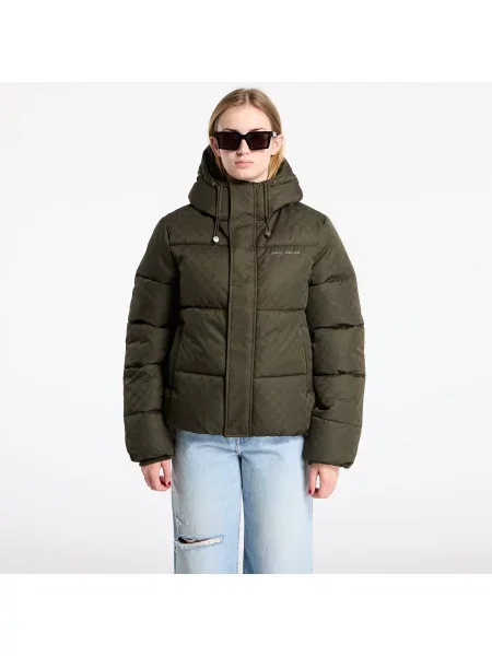 Bunda Daily Paper Monogram Puffer Jacket UNISEX Rosin Green S zelená