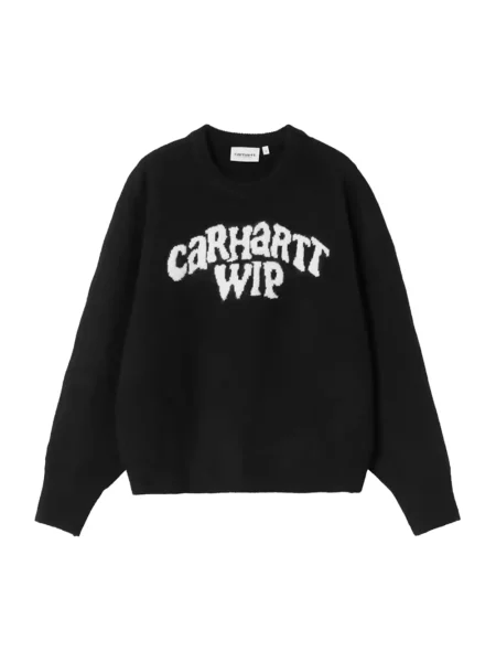 Sweter Carhartt Wip wełniany czarny