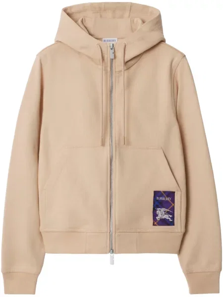 Hanorac cu glugă Burberry în carouri