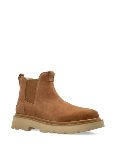 Botine chelsea Ugg din piele de căprioară maro