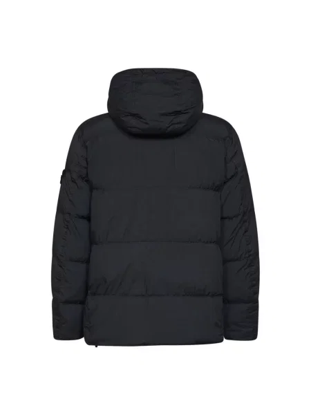 Kurtka puchowa Stone Island z kamieniami szara