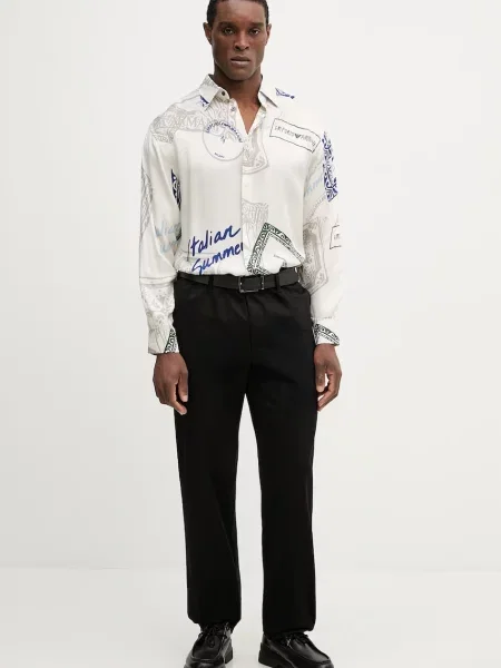 Nadrág Emporio Armani fekete