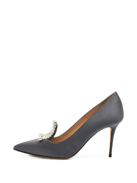 Pantofi cu toc Manolo Blahnik gri