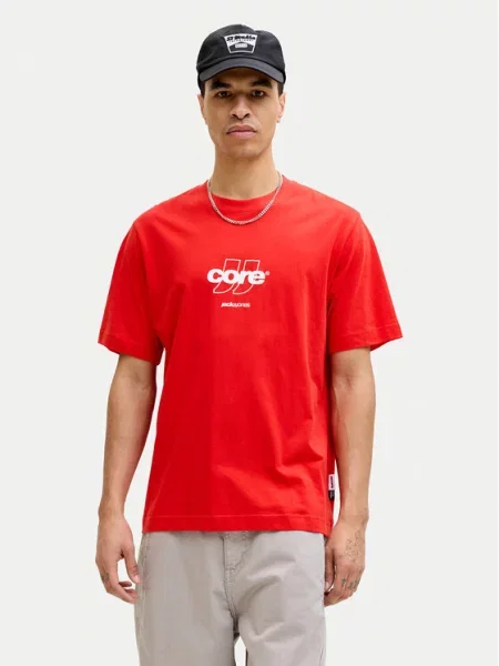 Jack & Jones T-Shirt Club κόκκινο