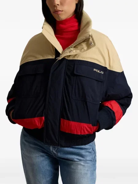 Велурени бягане с яка чорапи Polo Ralph Lauren синьо