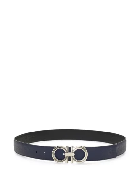 Cu centură reversibil curea Ferragamo albastru