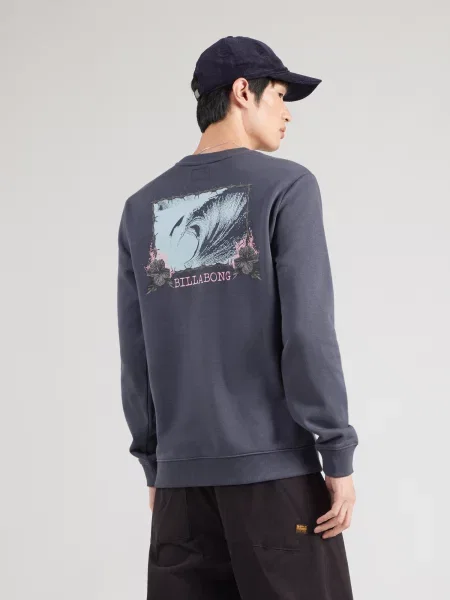 BILLABONG Mikina FOUNDATION opálová / svetlomodrá / kamenná / staroružová