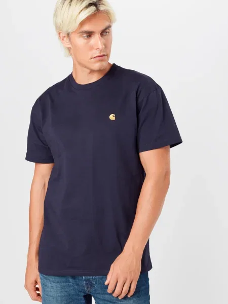 Carhartt WIP Tričko Chase / oranžová čierna