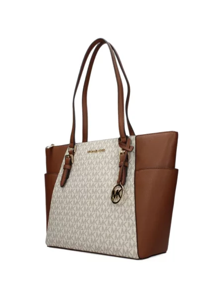 Geantă shopper Michael Kors din piele cu imagine