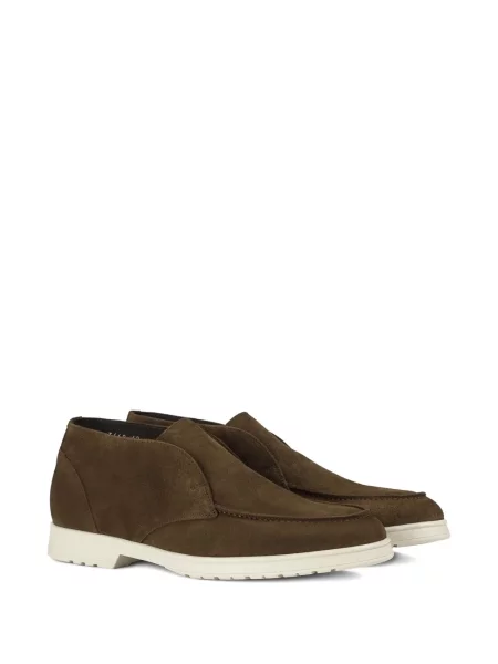 Botine Doucal's din piele de căprioară slip-on maro