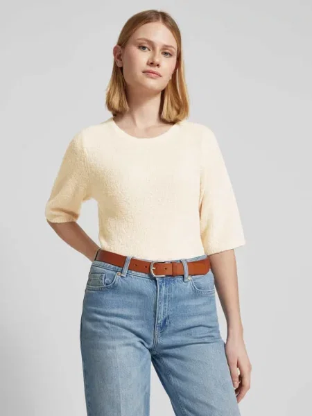 Sweter z dzianiny z prążkowanymi wykończeniami (the Mercer) N.y.