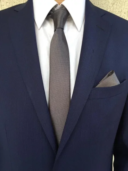 Cravată Dewberry gri