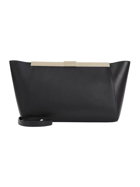 Kopertówka Giorgio Armani skórzana czarna
