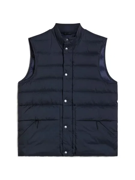Matlasat vestă din puf Woolrich albastru
