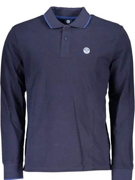 Polo North Sails cu mâneci lungi albastru