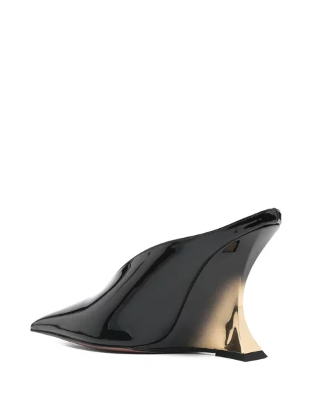 Papuci tip mules Paris Texas negru