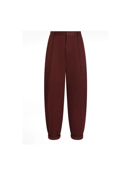 Spodnie Dolce And Gabbana casual brązowe
