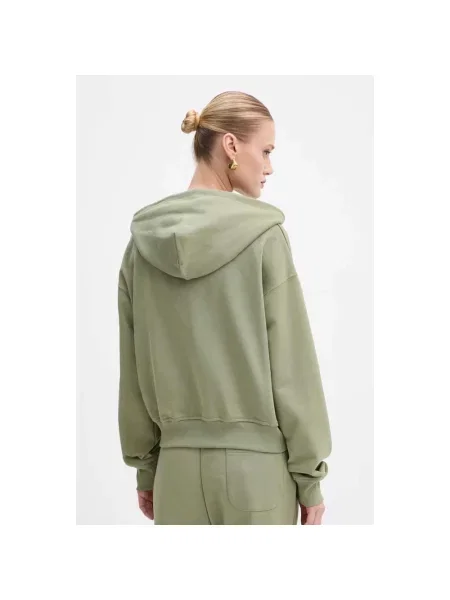 Bluza z kapturem Moschino z kapturem zielona