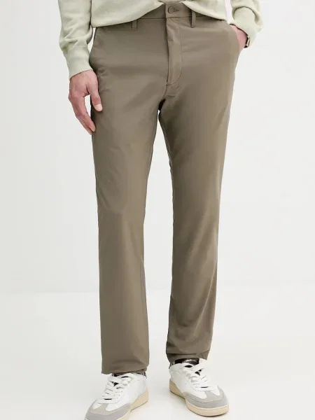 Calvin Klein chino kalhoty hnědé