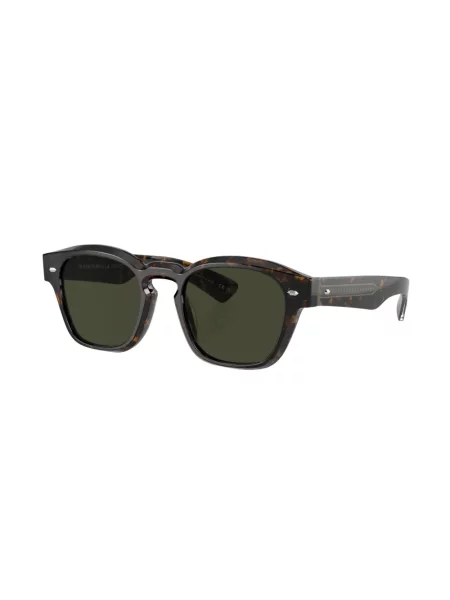 Saulės akiniai Oliver Peoples žalia