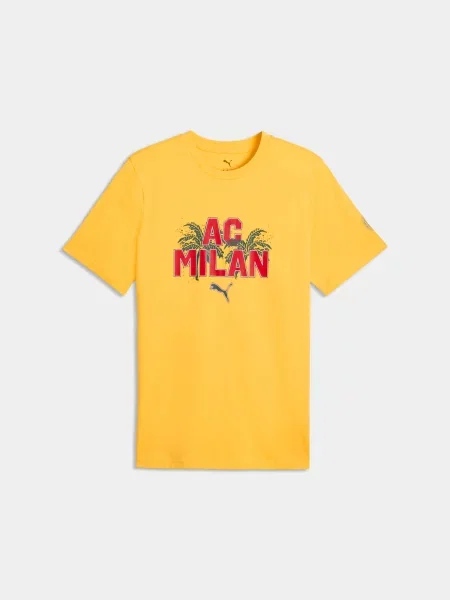 Спортивна футболка PUMA Acm Ftblculture Tee комбінований верх жовтий