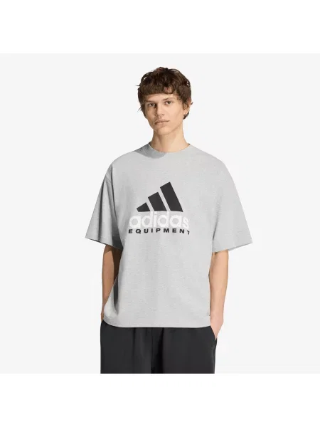 Tricou adidas Equipment Logo Tee Medium Grey Heather XXL gri