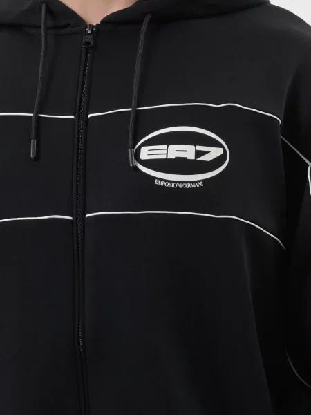 Спортивна кофта Ea7 Emporio Armani чорна
