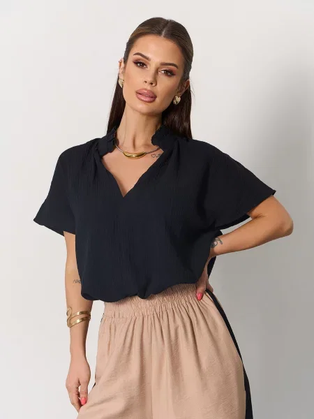 Блуза ISSA Plus чорний