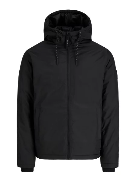 JACK & JONES Geacă de primăvară-toamnă JCOFUSION' negru