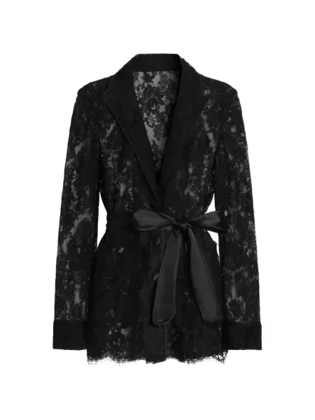 Cămașă Dolce & Gabbana din dantelă negru