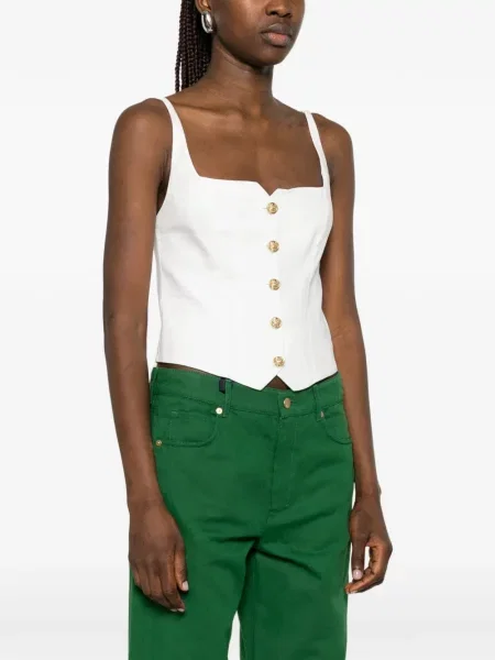 Top Alice + Olivia alb
