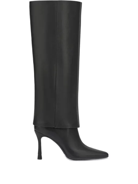 Кожени ботуши Potamy черно