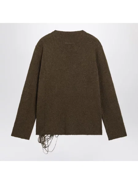 Sweter Mm6 Maison Margiela zielony