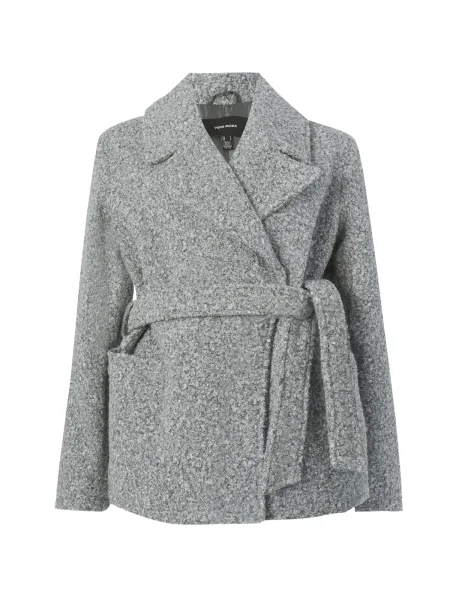 VERO MODA Palton de primăvară-toamnă VMNANCY amestecat gri