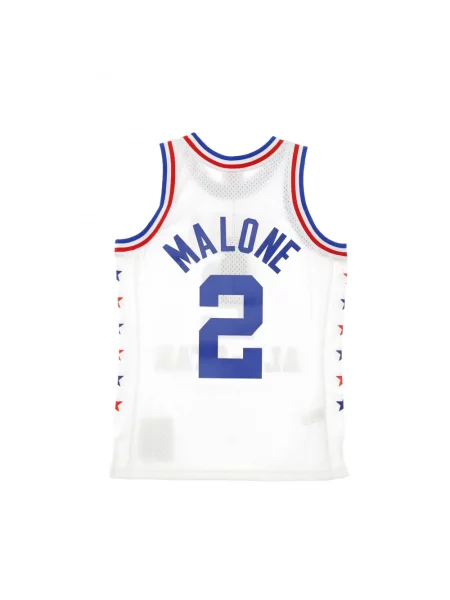 Torba sportowa Mitchell & Ness biała