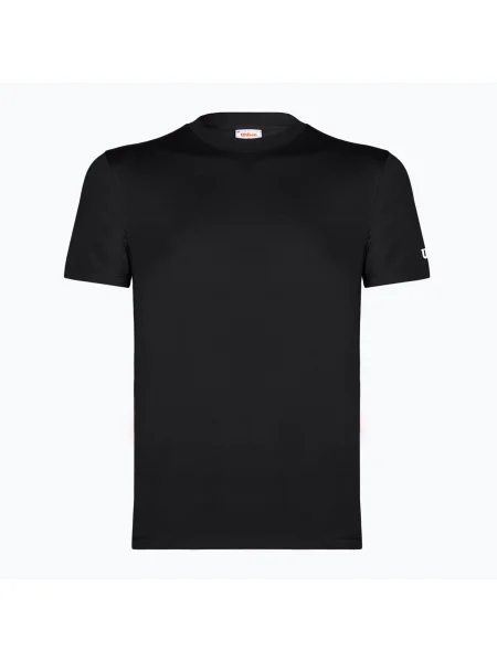 Tricou de tenis pentru bărbați Wilson Team Graphic black negru
