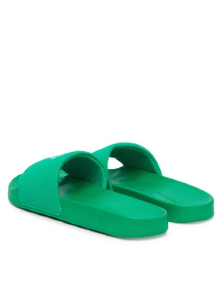 Tommy Hilfiger Natikače Th Script Pool Slide zelena
