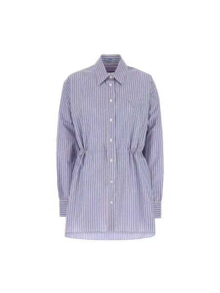 Wielobarwność koszula Prada w paski