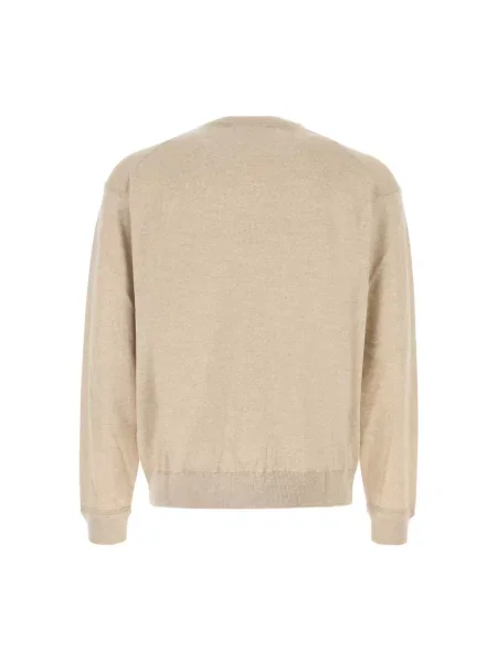 Sweter Maison Kitsune wełniany beżowy