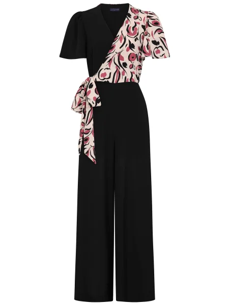 HotSquash Salopeta roz / negru alb