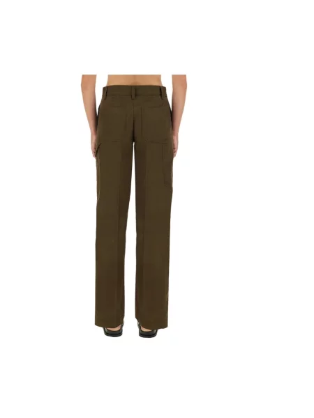 Spodnie Tory Burch zielone