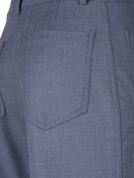 Pantaloni Victoria Beckham albastru