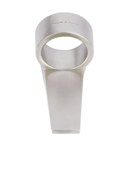 Inel Rick Owens de cristal argintiu