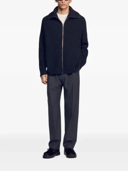 Cardigan Sandro tricotate gri
